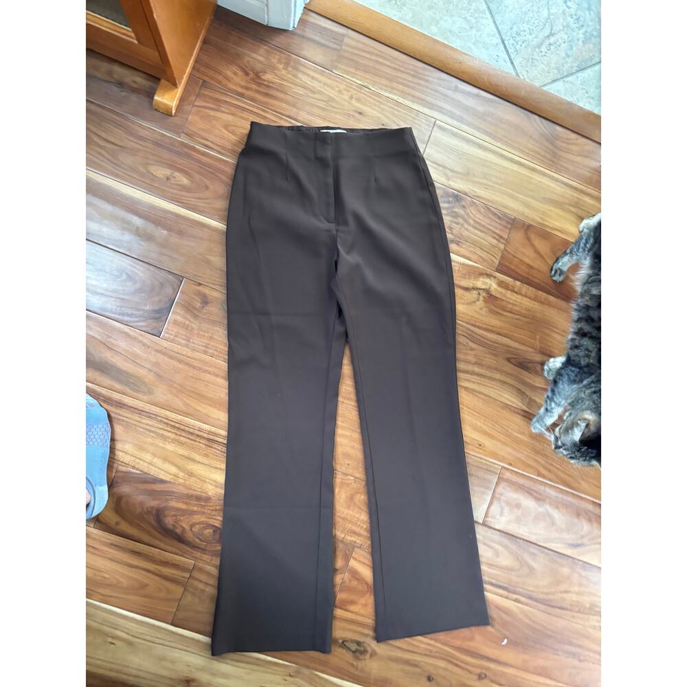 Abercrombie Fitch Brown Dress Pants 26 2 High Rise Bootcut Straight Leg Work